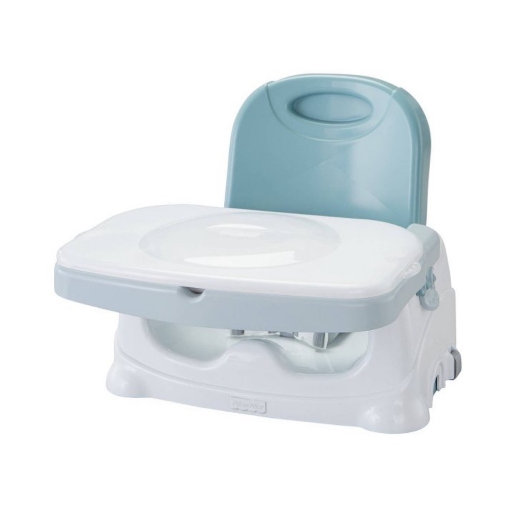 SOLD Fisher-Price Healthy Care Deluxe Booster Seat in Grey
